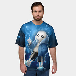 Футболка оверсайз мужская UNDERTALE, цвет: 3D-принт — фото 2