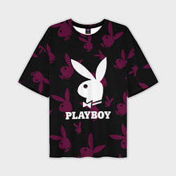 Футболка оверсайз мужская PLAYBOY, цвет: 3D-принт