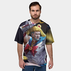 Футболка оверсайз мужская Сейлор Панч, цвет: 3D-принт — фото 2