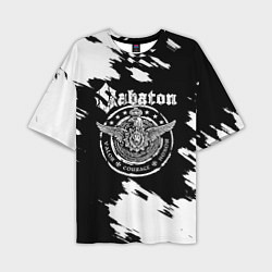 Футболка оверсайз мужская Sabaton, цвет: 3D-принт