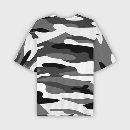 Мужская футболка оверсайз Камуфляж Sabaton без лого / 3D-принт – фото 2