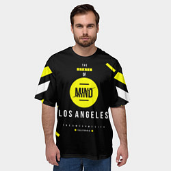 Футболка оверсайз мужская Off-White: Los Angeles, цвет: 3D-принт — фото 2