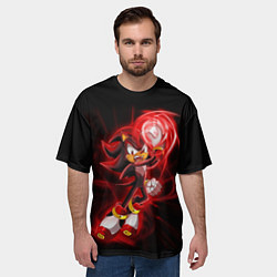 Футболка оверсайз мужская SHADOW, цвет: 3D-принт — фото 2