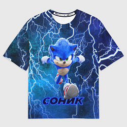Мужская футболка оверсайз SONIC