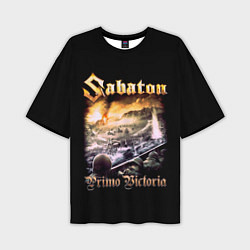 Футболка оверсайз мужская SABATON, цвет: 3D-принт