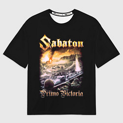 Футболка оверсайз мужская SABATON, цвет: 3D-принт
