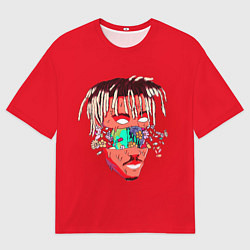 Футболка оверсайз мужская Juice WRLD, цвет: 3D-принт