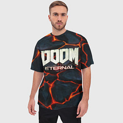 Футболка оверсайз мужская DOOM: ETERNAL, цвет: 3D-принт — фото 2