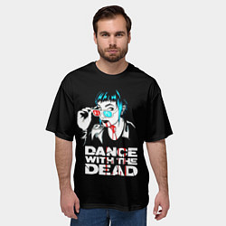 Футболка оверсайз мужская Dance with the dead, цвет: 3D-принт — фото 2
