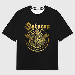 Мужская футболка оверсайз SABATON