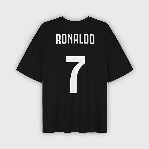 Мужская футболка оверсайз Форма Ronaldo / 3D-принт – фото 2