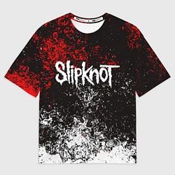 Футболка оверсайз мужская SLIPKNOT, цвет: 3D-принт