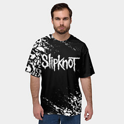 Футболка оверсайз мужская SLIPKNOT, цвет: 3D-принт — фото 2