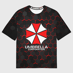 Футболка оверсайз мужская UMBRELLA CORP, цвет: 3D-принт