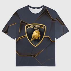 Мужская футболка оверсайз Lamborghini