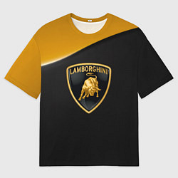Футболка оверсайз мужская Lamborghini, цвет: 3D-принт