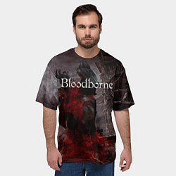 Футболка оверсайз мужская Bloodborne, цвет: 3D-принт — фото 2