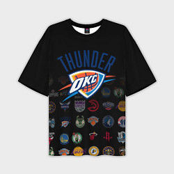 Мужская футболка оверсайз Oklahoma City Thunder 2