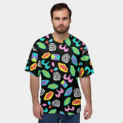 Футболка оверсайз мужская Очень странные дела, цвет: 3D-принт — фото 2