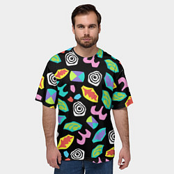 Футболка оверсайз мужская STRANGER THINGS, цвет: 3D-принт — фото 2