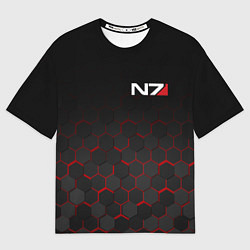 Мужская футболка оверсайз MASS EFFECT N7