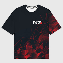 Мужская футболка оверсайз MASS EFFECT N7