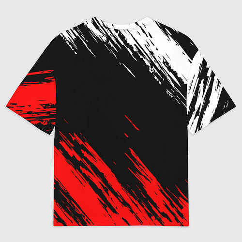 Мужская футболка оверсайз РОССИЯ / 3D-принт – фото 2