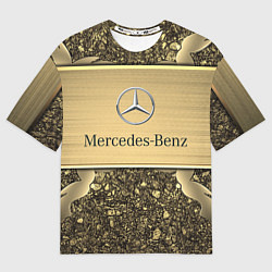 Мужская футболка оверсайз MERCEDES GOLD