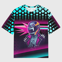 Мужская футболка оверсайз НЕОНОВЫЙ ГОНЩИК