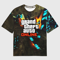 Футболка оверсайз мужская GTA:Online, цвет: 3D-принт