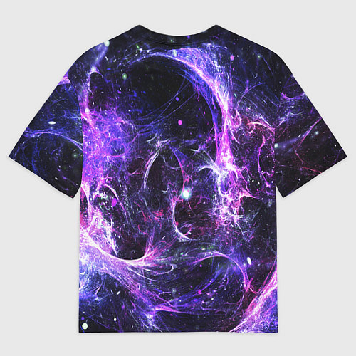 Мужская футболка оверсайз SPACE / 3D-принт – фото 2