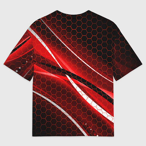 Мужская футболка оверсайз РОССИЯ / 3D-принт – фото 2