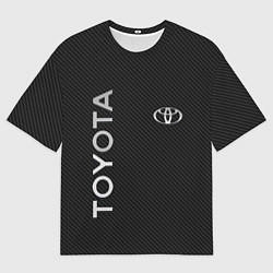Футболка оверсайз мужская Toyota CARBON, цвет: 3D-принт