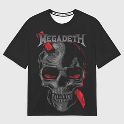Мужская футболка оверсайз Megadeth