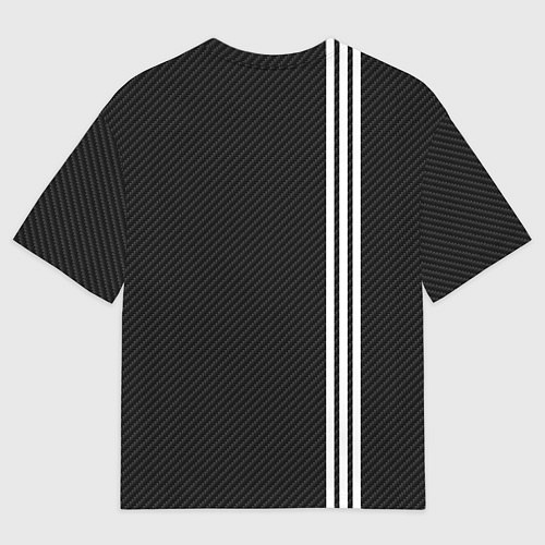 Мужская футболка оверсайз BMW CARBON / 3D-принт – фото 2