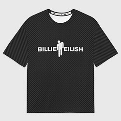 Футболка оверсайз мужская BILLIE EILISH CARBON, цвет: 3D-принт