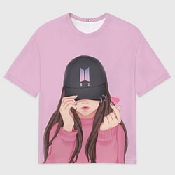 Мужская футболка оверсайз BTS