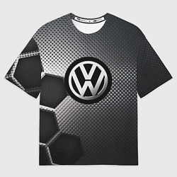 Футболка оверсайз мужская VOLKSWAGEN, цвет: 3D-принт