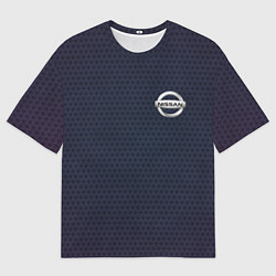 Футболка оверсайз мужская NISSAN, цвет: 3D-принт