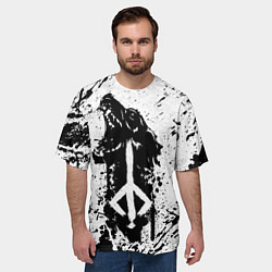 Футболка оверсайз мужская BLOODBORNE, цвет: 3D-принт — фото 2