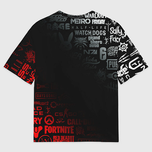 Мужская футболка оверсайз RUST / 3D-принт – фото 2