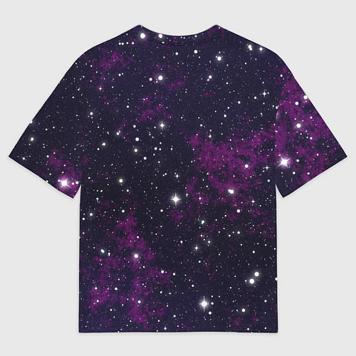 Мужская футболка оверсайз Космос / 3D-принт – фото 2