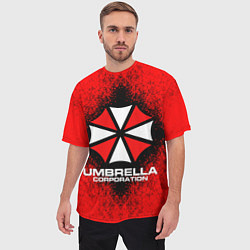 Футболка оверсайз мужская Umbrella Corporation, цвет: 3D-принт — фото 2