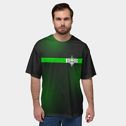 Футболка оверсайз мужская Пограничные Войска, цвет: 3D-принт — фото 2