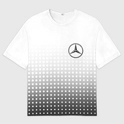 Футболка оверсайз мужская Mercedes-Benz, цвет: 3D-принт