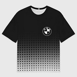 Футболка оверсайз мужская BMW, цвет: 3D-принт