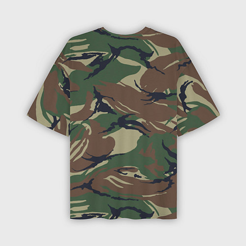 Мужская футболка оверсайз Автомобильные войска камуфляж / 3D-принт – фото 2