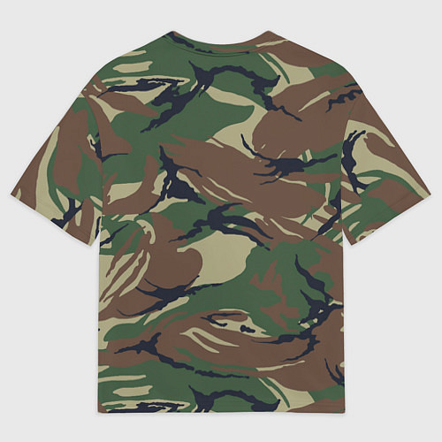 Мужская футболка оверсайз Автомобильные войска камуфляж / 3D-принт – фото 2