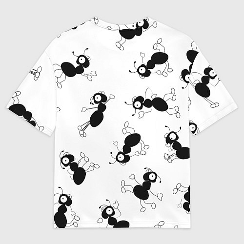 Мужская футболка оверсайз Муравьи / 3D-принт – фото 2
