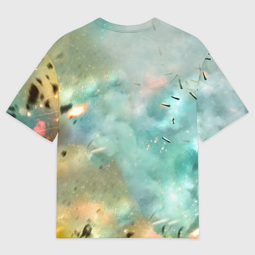 Мужская футболка оверсайз CRYSIS / 3D-принт – фото 2